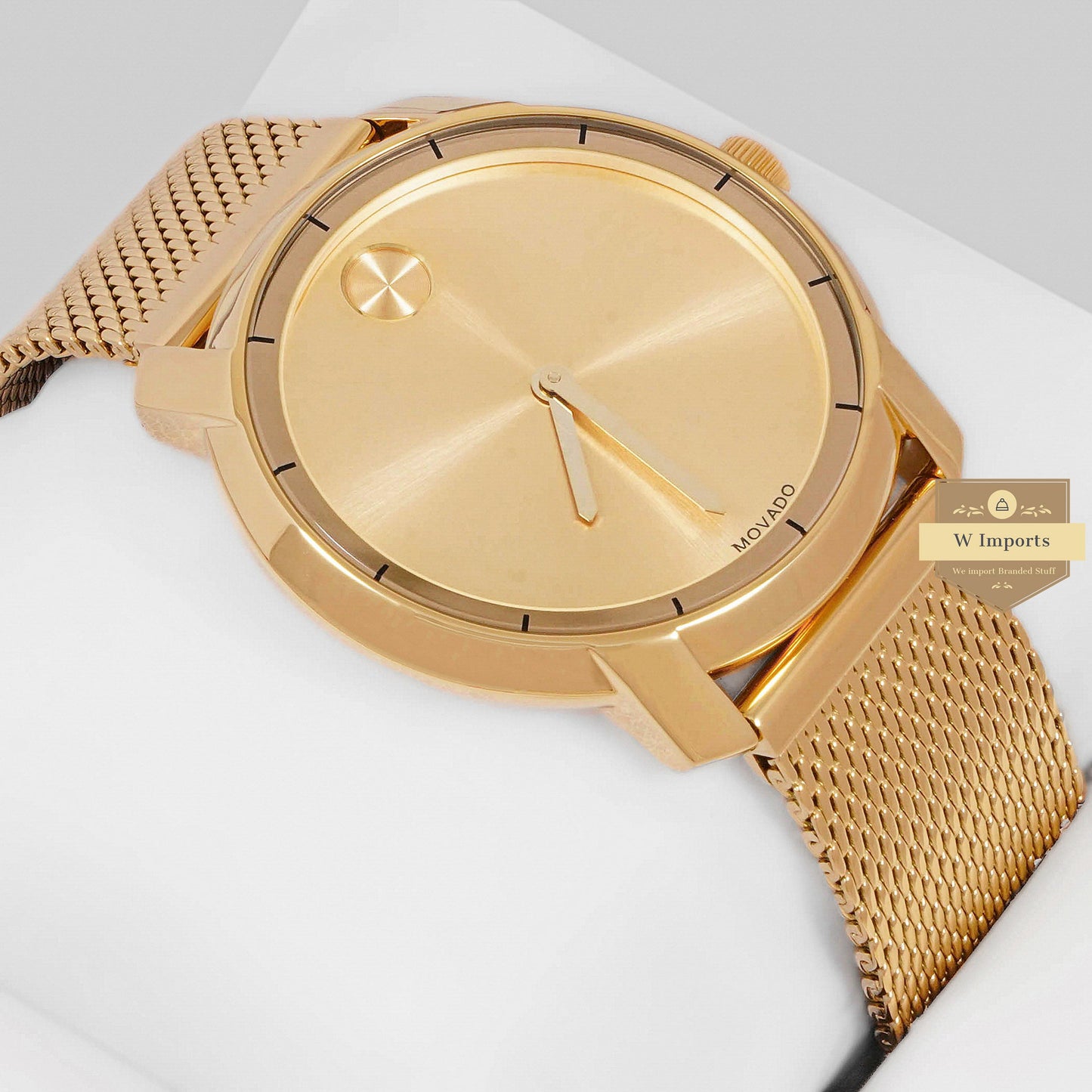 LATEST COLLECTION ALL YELLOW GOLD WITH DIAL MESH BRACELET