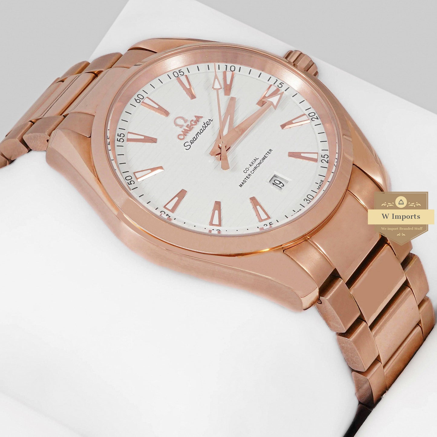 LATEST COLLECTION ROSE GOLD WITH WHITE DIAL AUTOMATIC WATCH