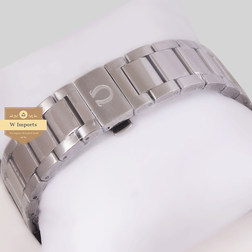 Latest Collection Silver With Blue Dial Chain Watch