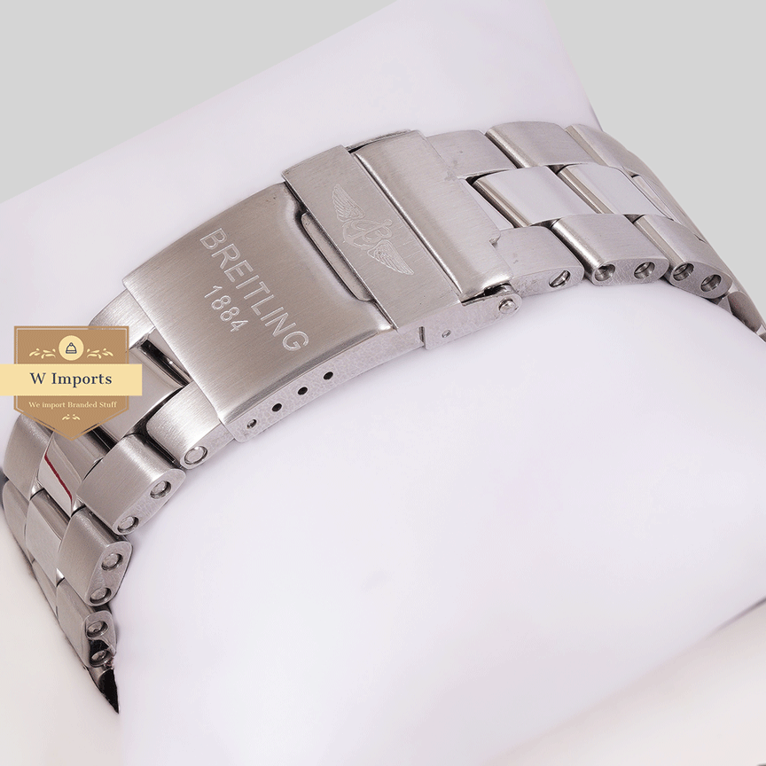 Latest Collection Silver With Orange Dial Watch