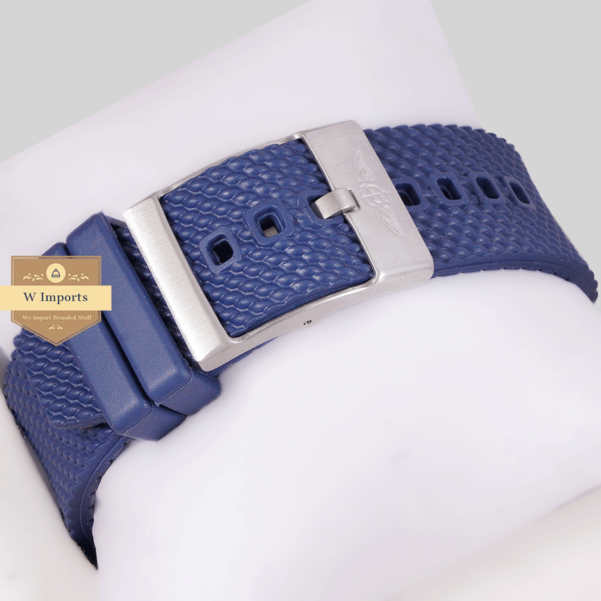 Latest Collection Silver With Blue Dial And Strap Automatic Watch