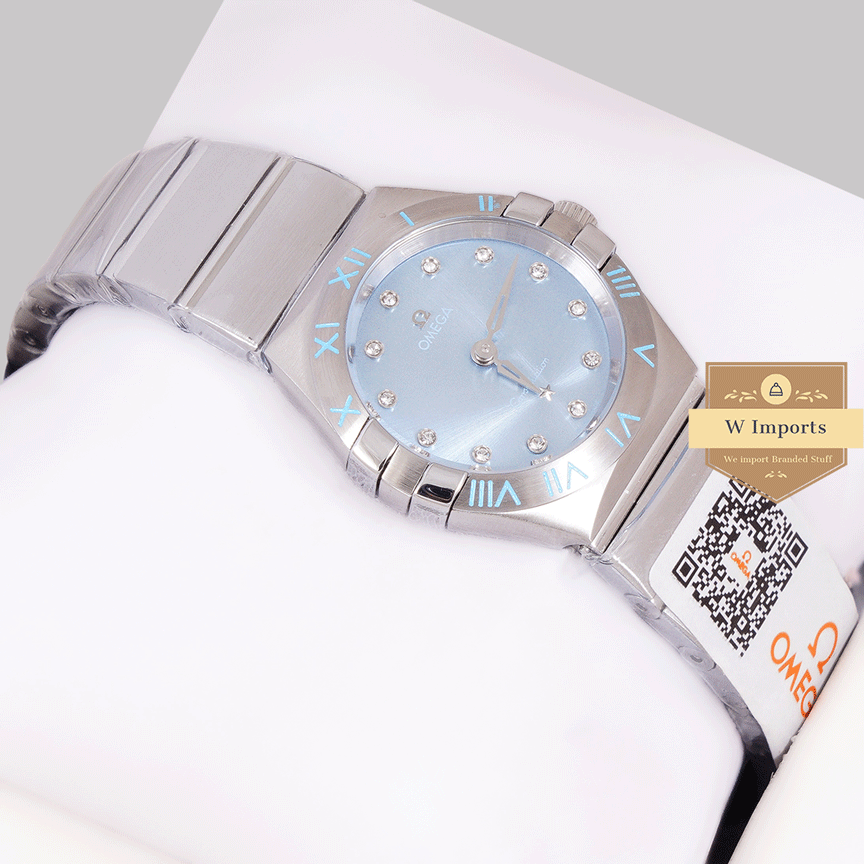 Latest Collection All Silver With Dial Stone Figure Ladies Watch