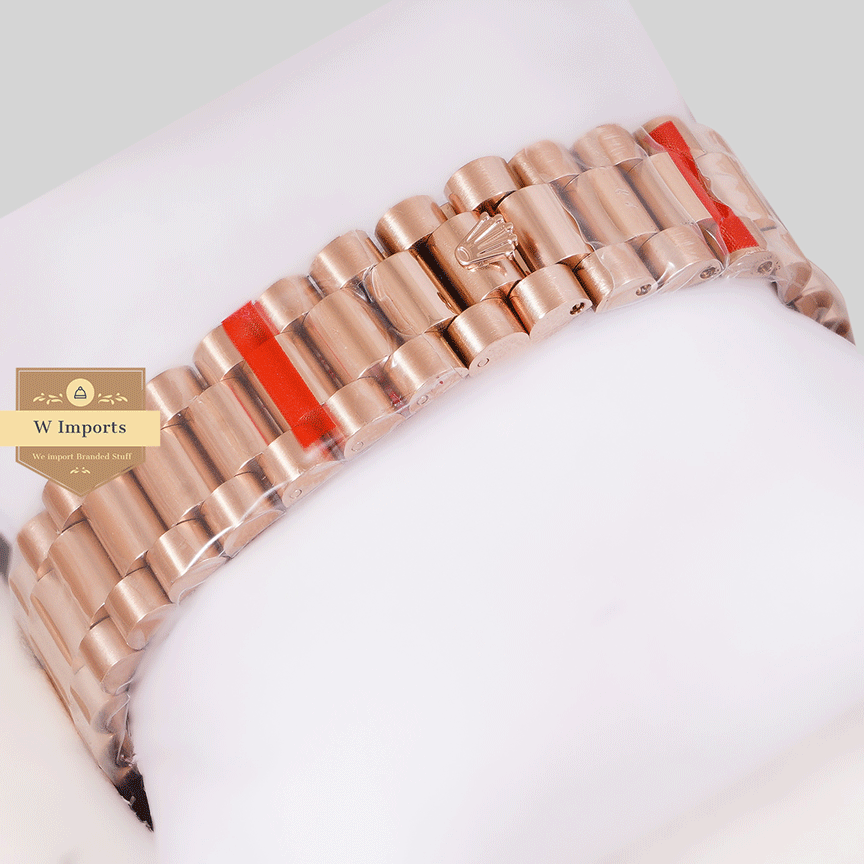 Latest Collection 40 Rose Gold With Dark Green Dial & Fluted Bezel ZR Factory