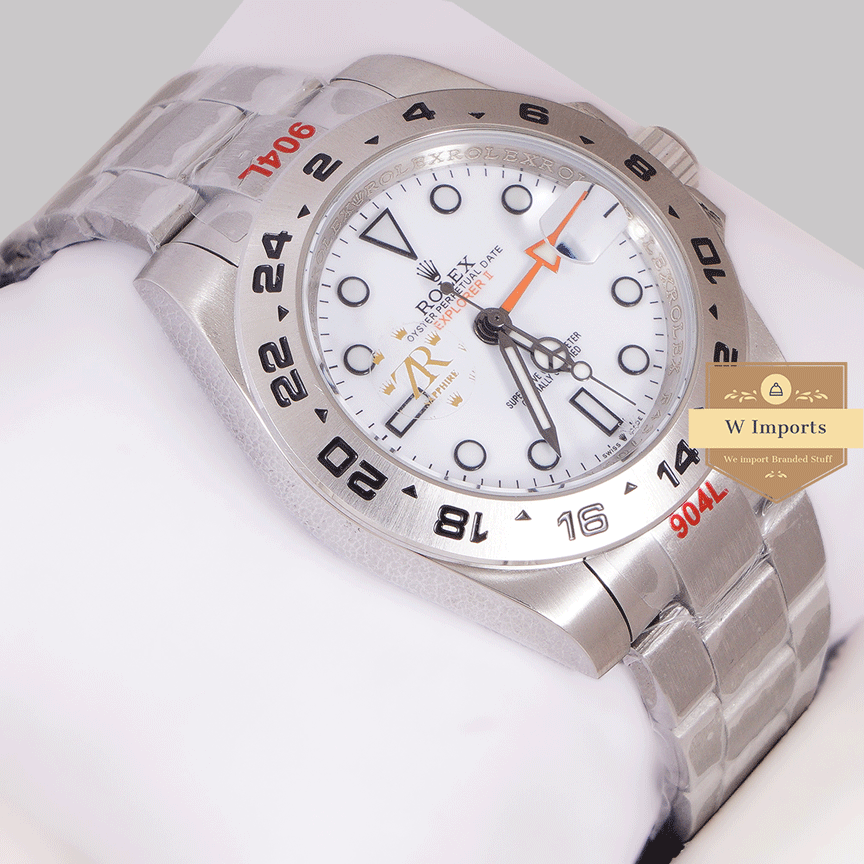 Latest Collection 42 Silver Stainless Steel With White Dial Automatic Watch Zr Made