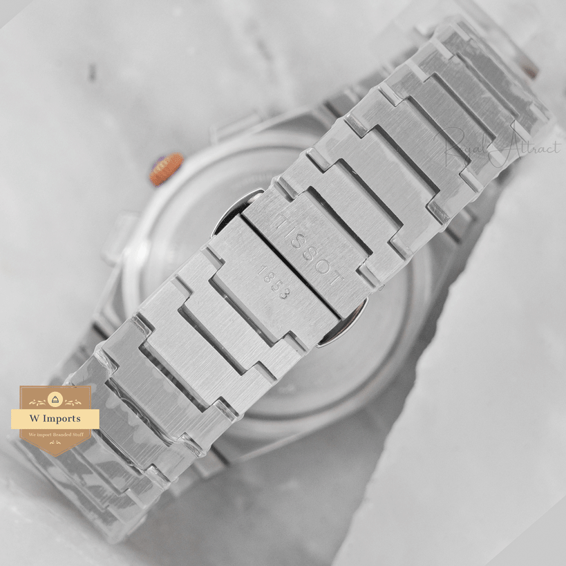 LATEST COLLECTION PRX CHRONOGRAPH TWO TONE ROSE GOLD WITH WHITE DIAL WATCH