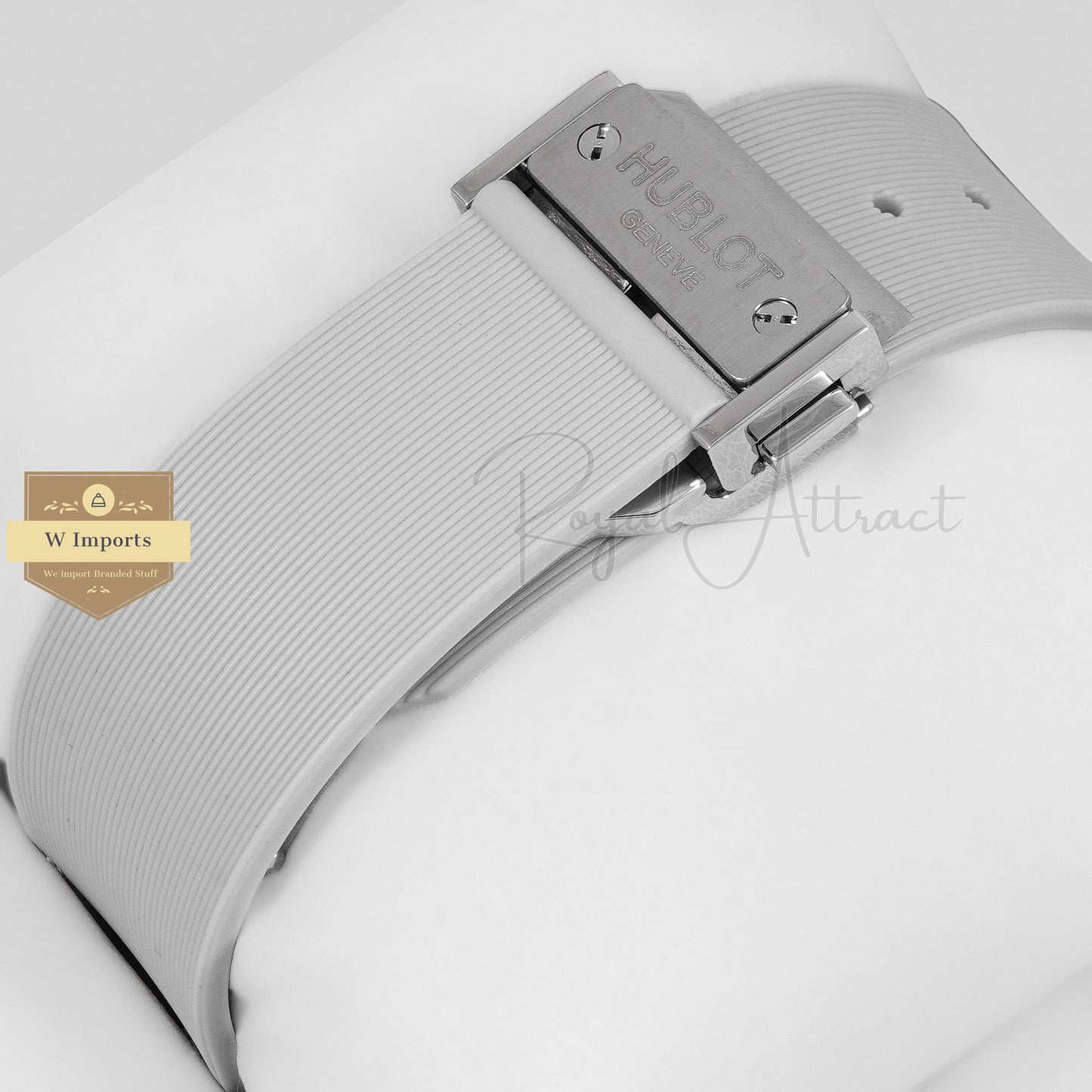 Latest Collection Silver Case With Gray Dial & Pvc Strap