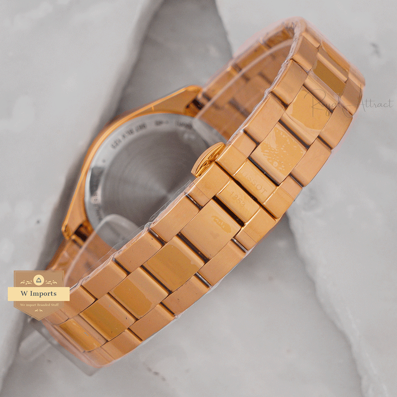 Latest Collection All Yellow Gold With Dial Chain Watch