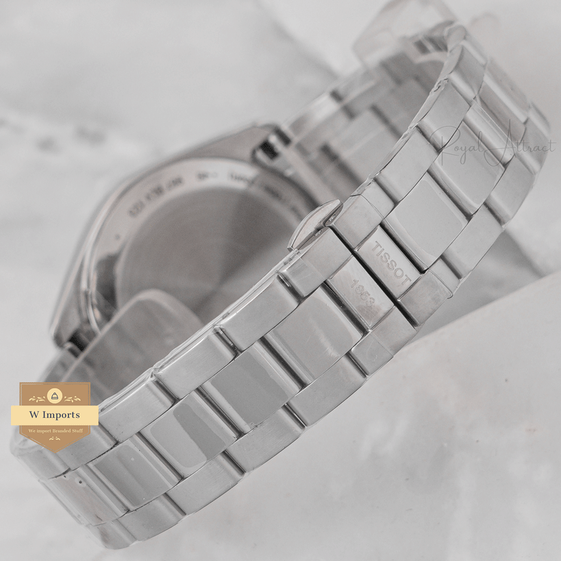 Latest Collection Silver With Blue Dial Chain Watch