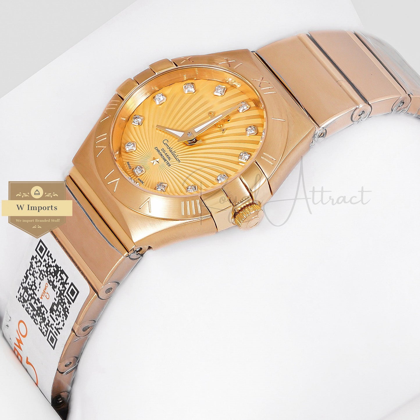 Latest Collection All Yellow Gold With Dial Ladies Watch