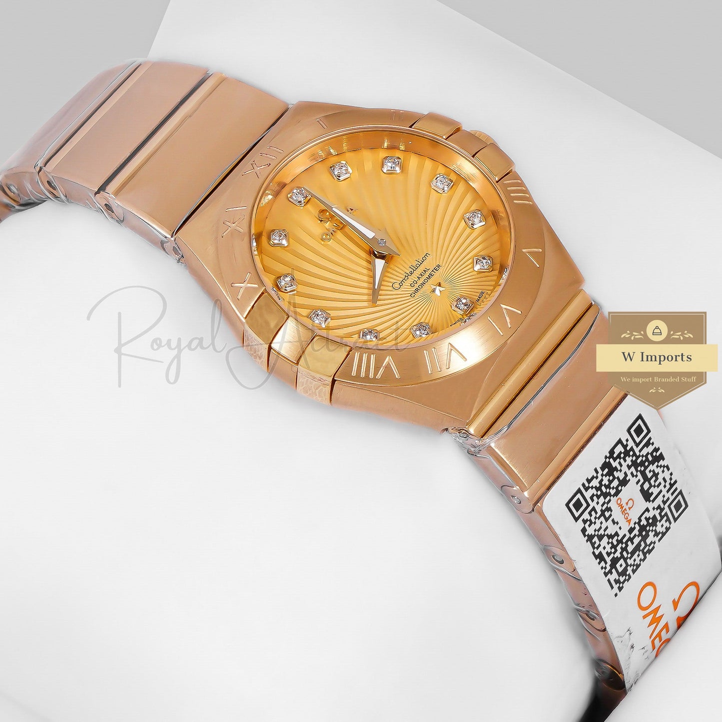 Latest Collection All Yellow Gold With Dial Ladies Watch