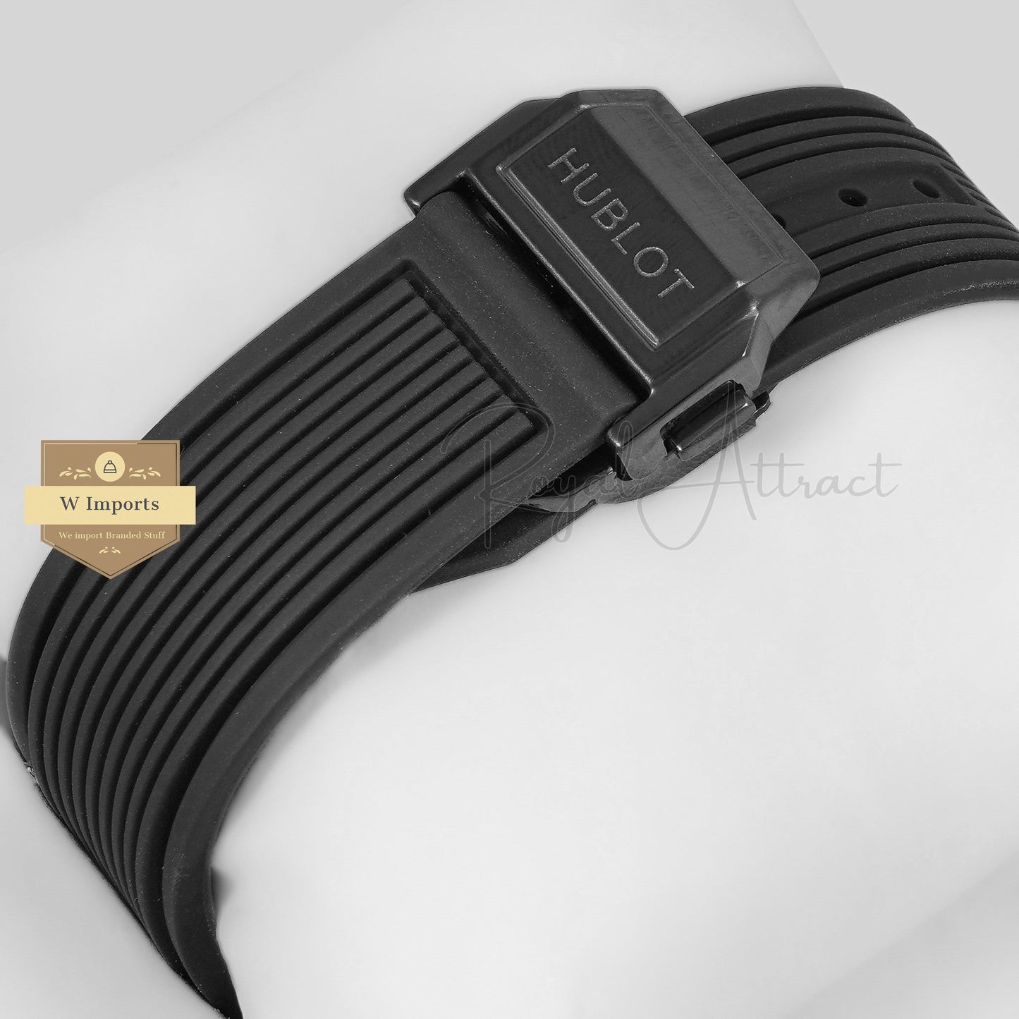 Latest Collection Chronograph All Black Case With Skeleton Dial Pvc Strap