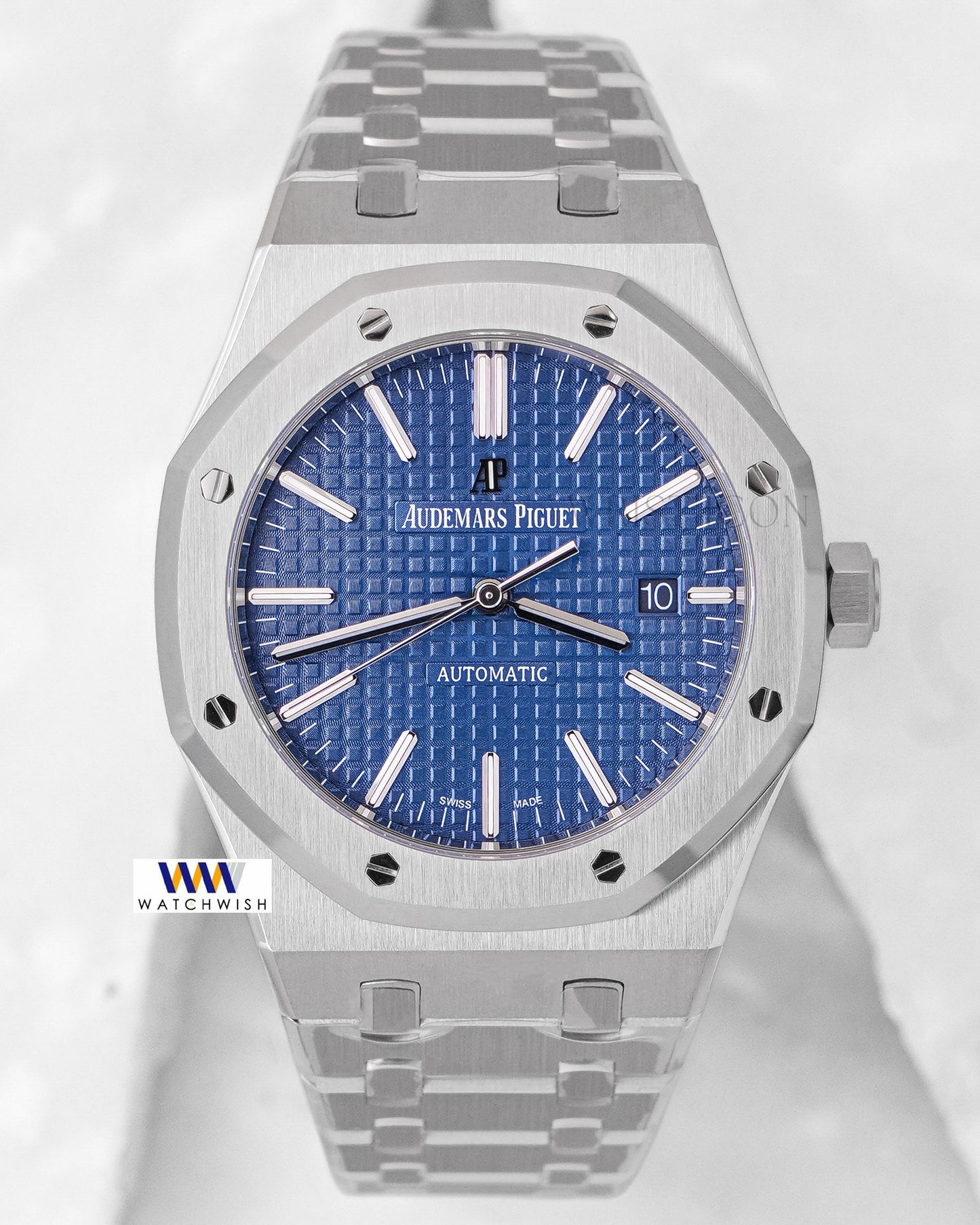 Latest Collection Silver Premium With Blue Dial PPF Made Automatic Watch