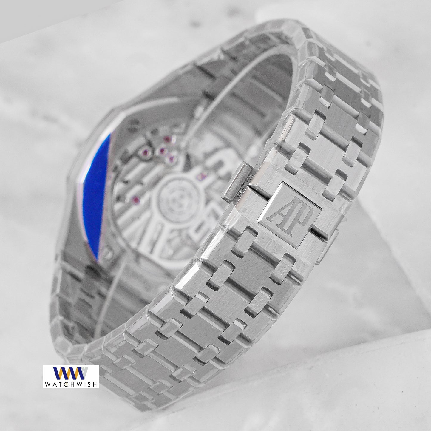 Latest Collection Silver Premium With Blue Dial PPF Made Automatic Watch