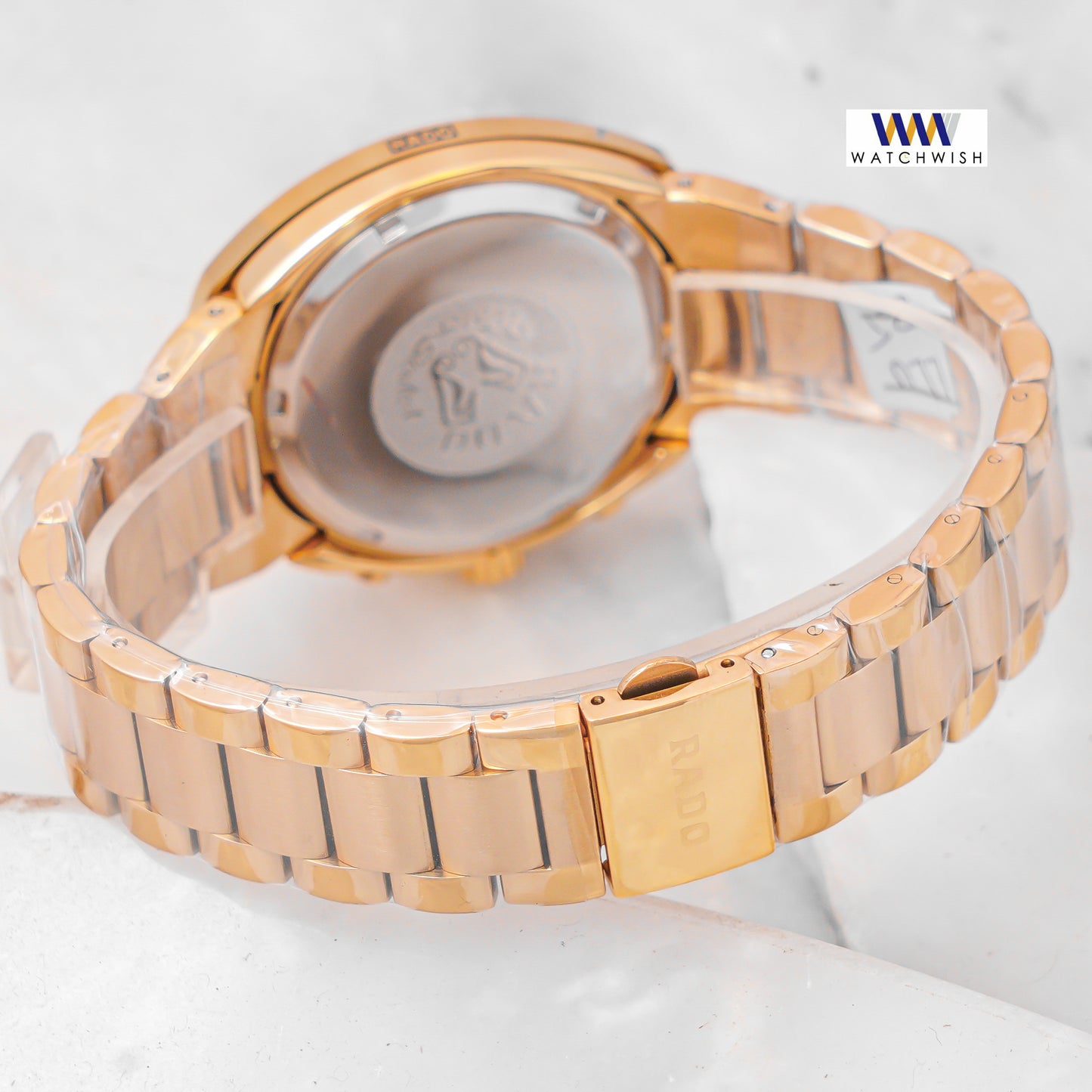 Latest Collection Chronograph Yellow Gold With White Dial Chain Watch