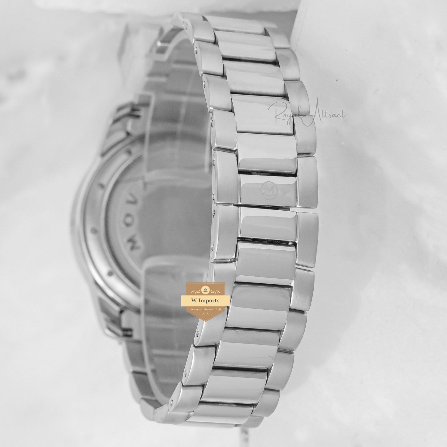 Latest Collection Silver With Green Dial Chain Watch