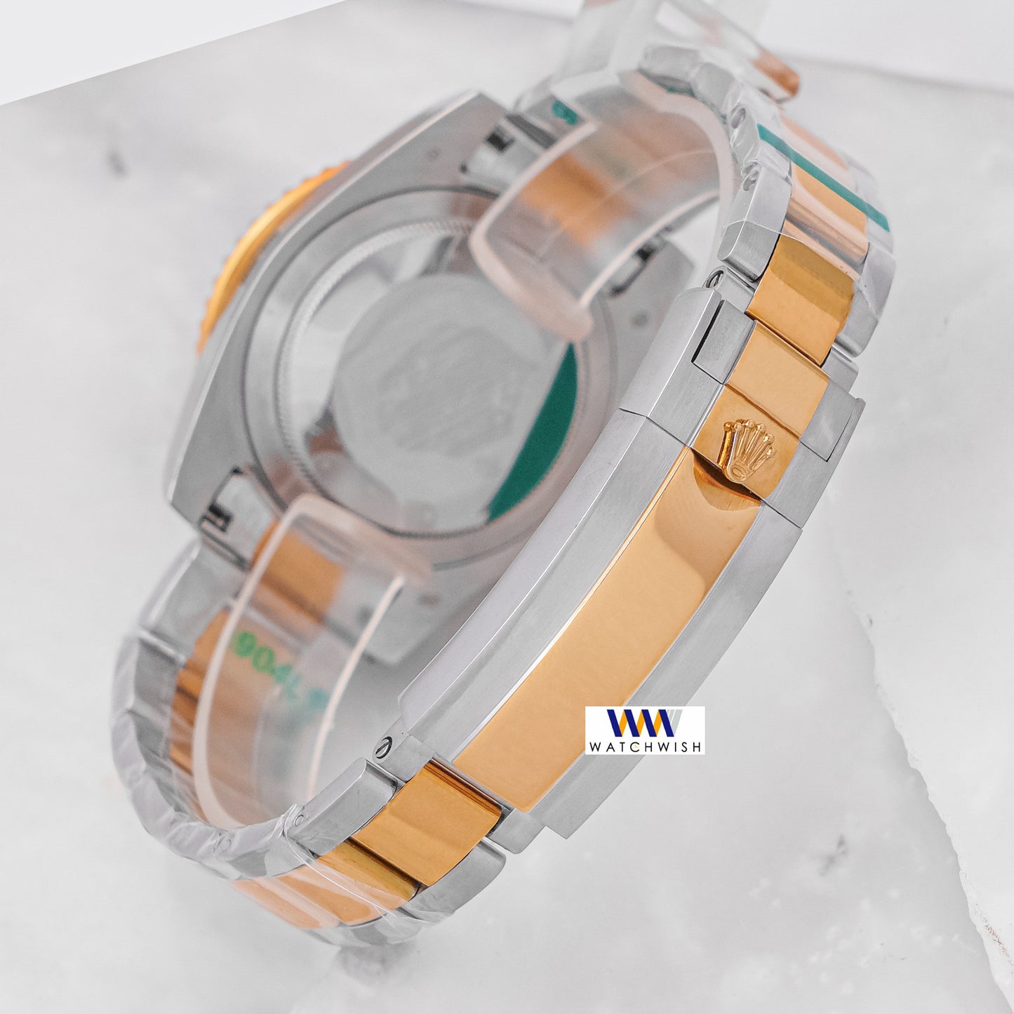 Latest Collection 40 Two Tone Chain With Black Dial Automatic Watch Yn Factory