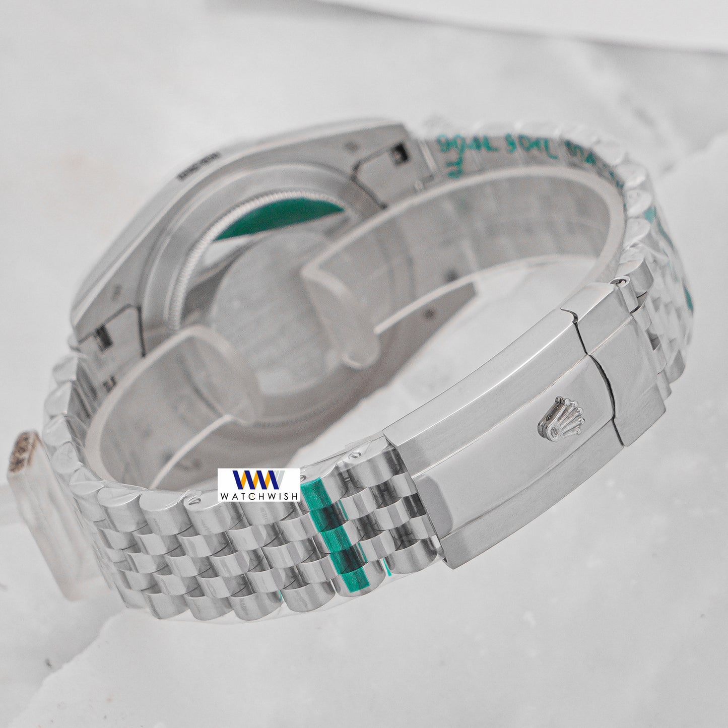 Latest Collection 41 Silver With Blue Dial & Fluted Bezel Automatic Watch Yn Factory