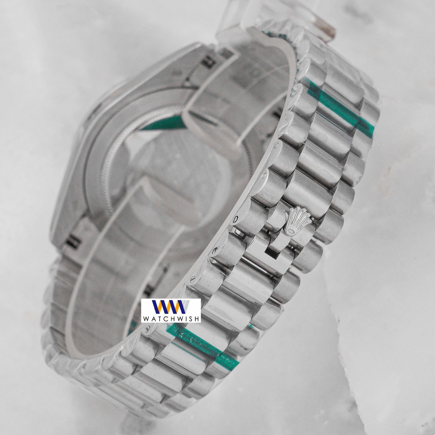 Latest Collection 40mm Silver With Blue Dial Stone Bezel Automatic Watch Yn Factory