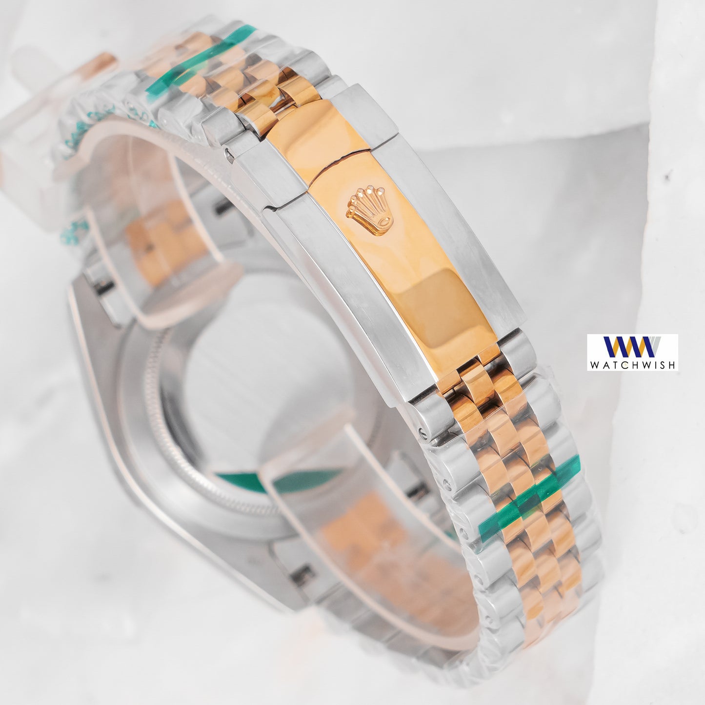 Latest Collection 41 Yellow Gold Two Tone With Black Dial YN Factory