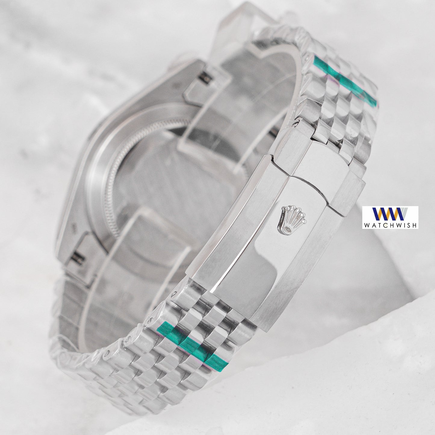 Latest Collection 41 Silver With Blue Dial & Fluted Bezel Automatic Watch YN Factory