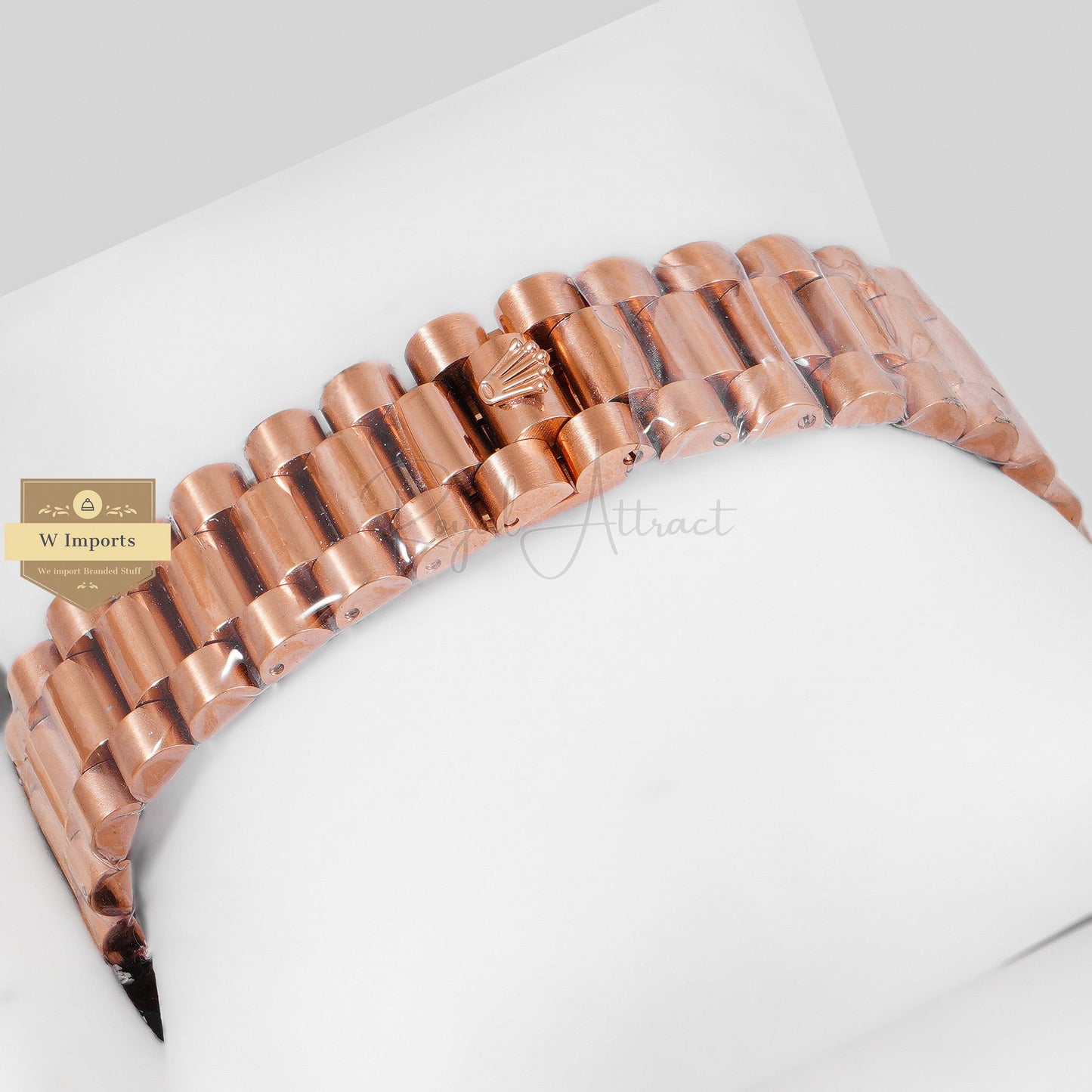 LATEST COLLECTION 40 ROSE GOLD WITH BROWN DIAL FLUTED BEZEL ZR FACTORY