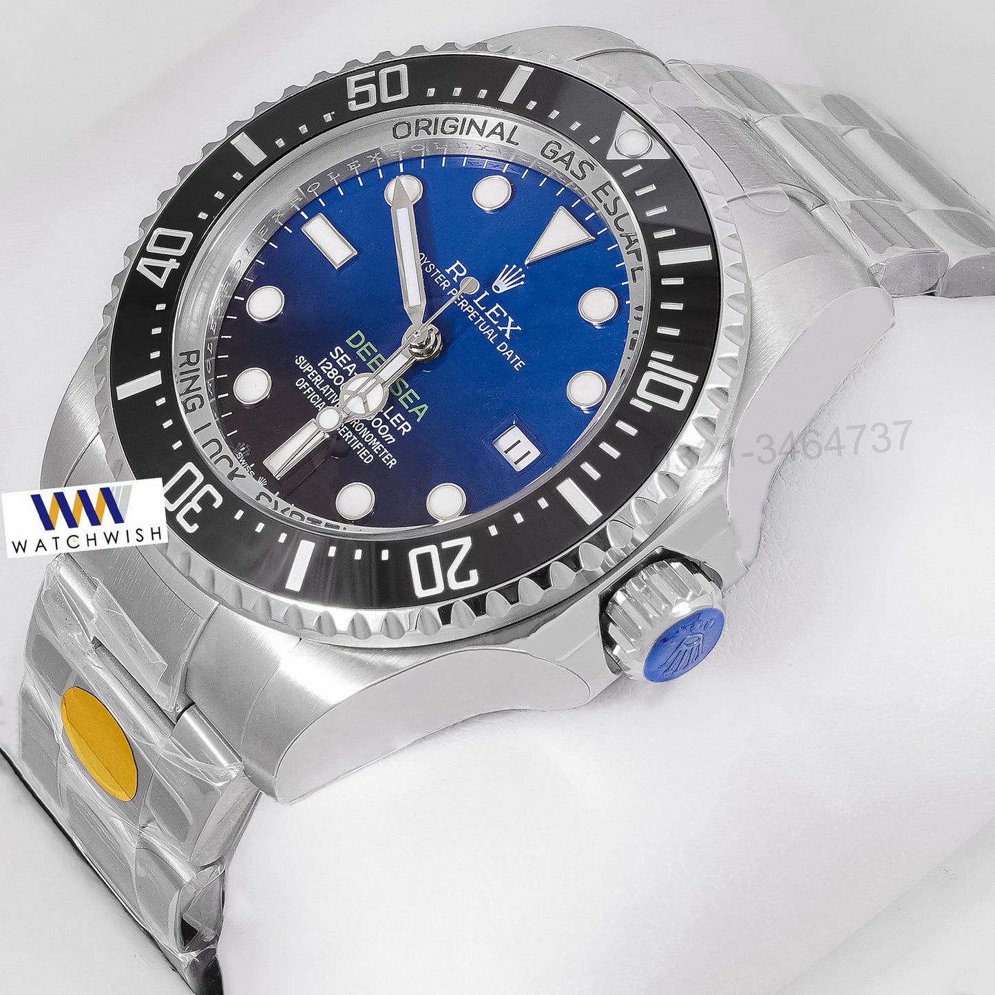 LATEST COLLECTION SILVER PREMIUM WITH BLUE&BLACK DIAL NOOB MADE AUTOMATIC WATCH