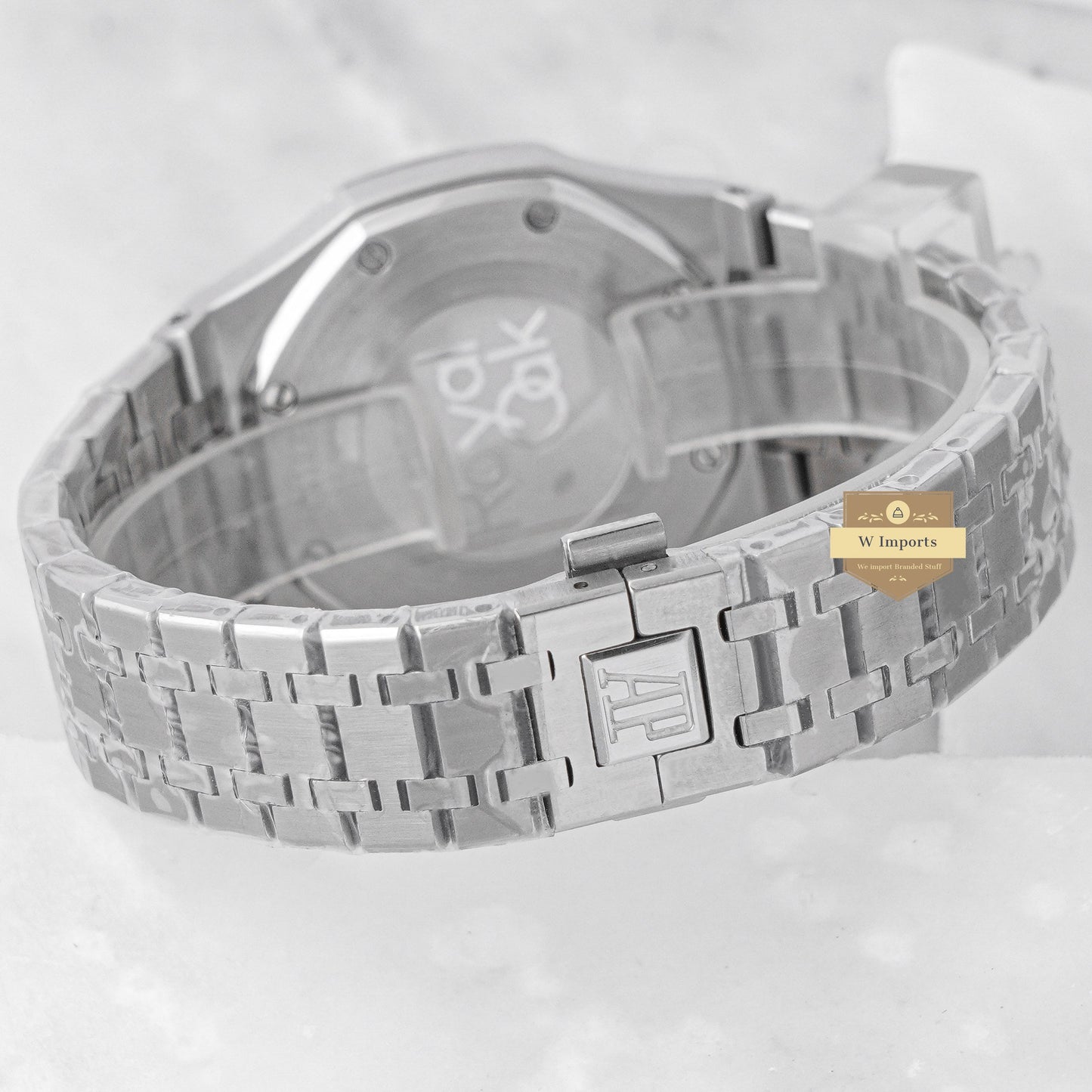 Latest Collection Chronograph All Silver With Dial Chain Watch
