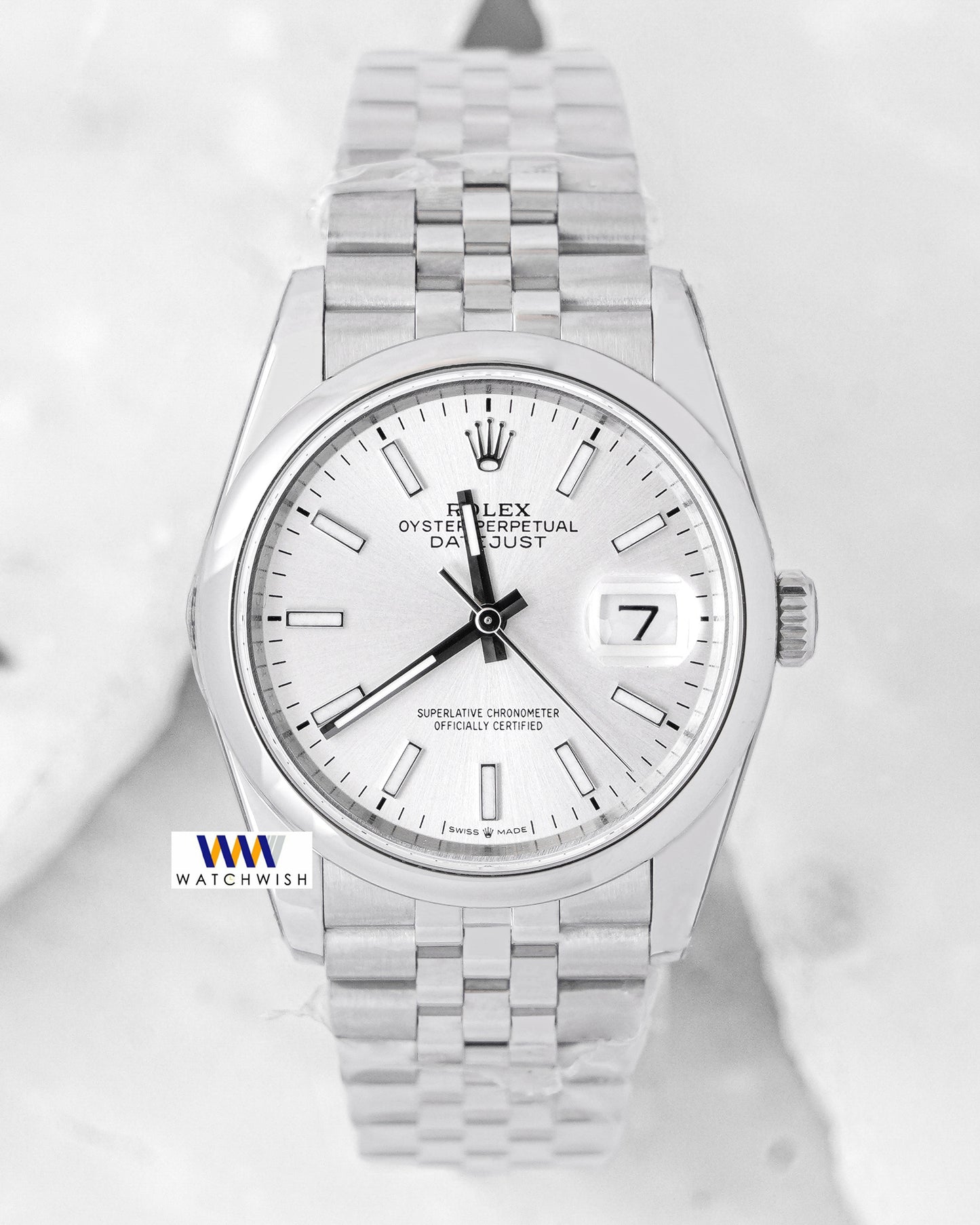 Latest Collection 36 Silver With White Dial Automatic Watch Bp Made