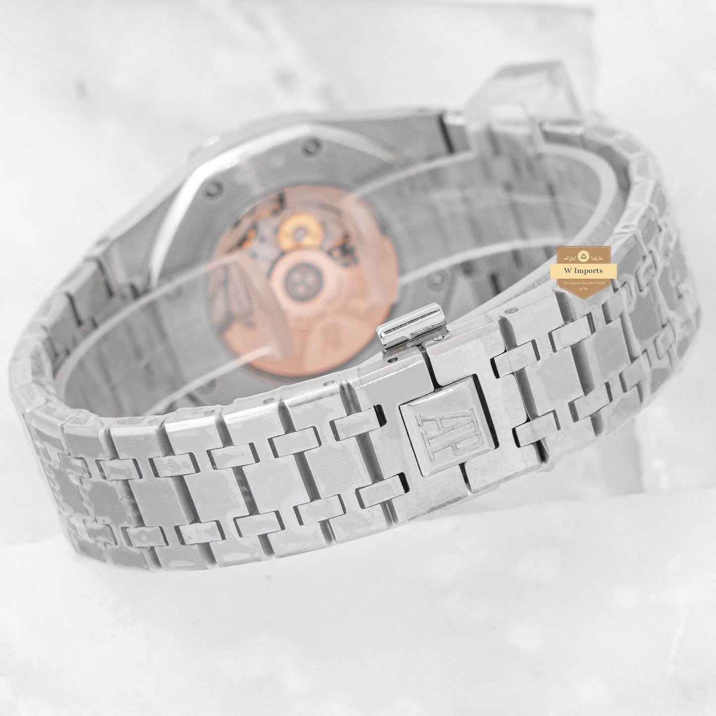 Latest Premium Collection Silver With Blue Dial Chain Watch