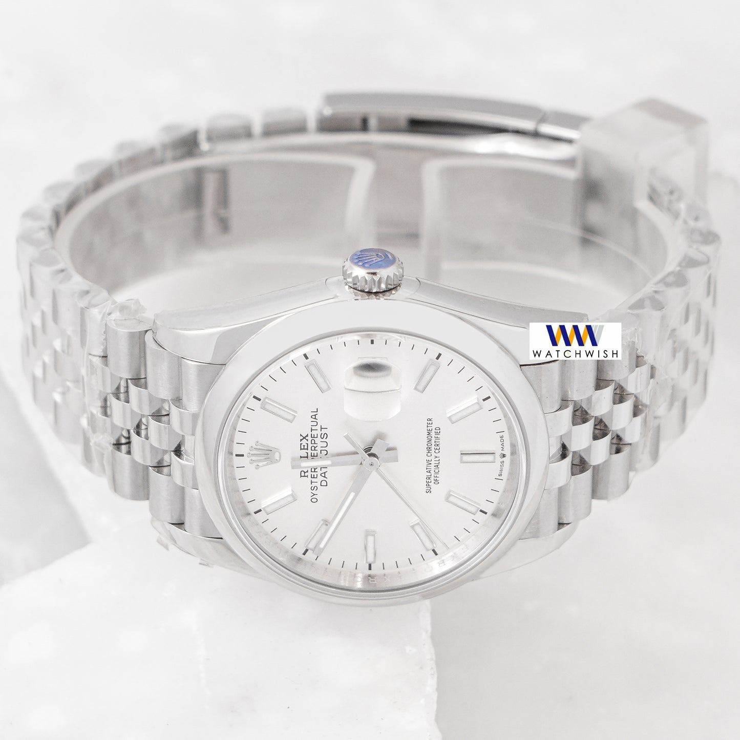 Latest Collection 36 Silver With White Dial Automatic Watch Bp Made