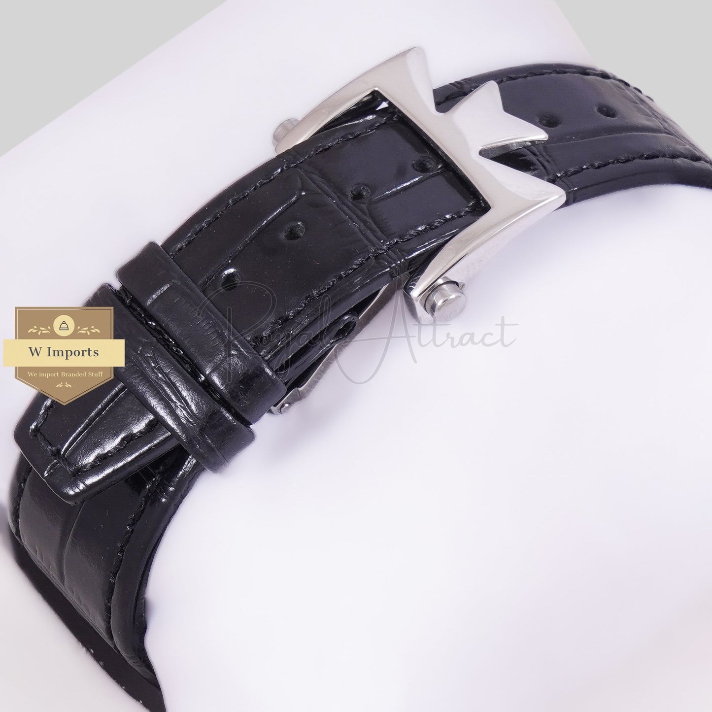 LATEST COLLECTION TOURBILLON SILVER CASE WITH SKELETON DIAL & LEATHER STRAP