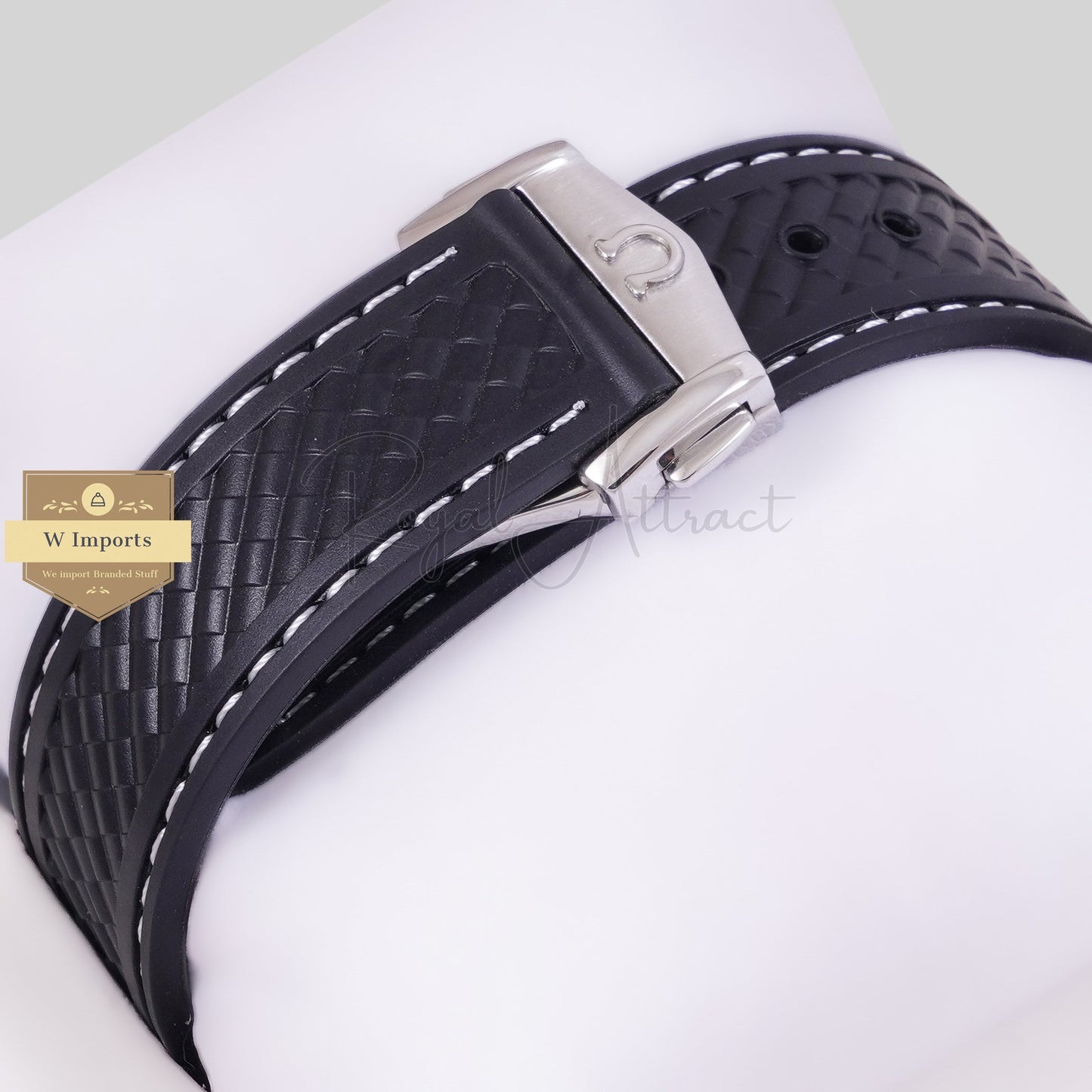 LATEST COLLECTION SILVER CASE WITH GREY DIAL & BLACK RUBBER STRAP