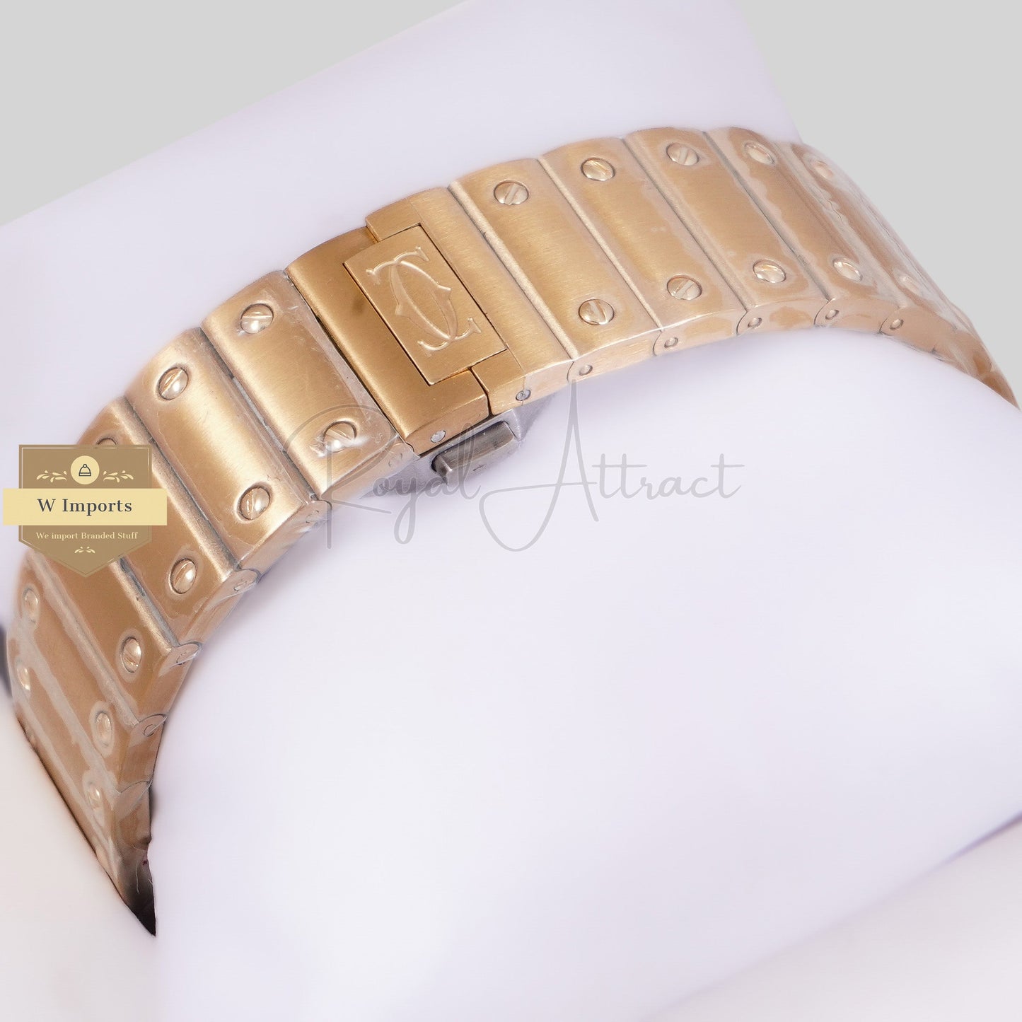 LATEST COLLECTION YELLOW GOLD WITH WHITE DIAL AUTOMATIC WATCH
