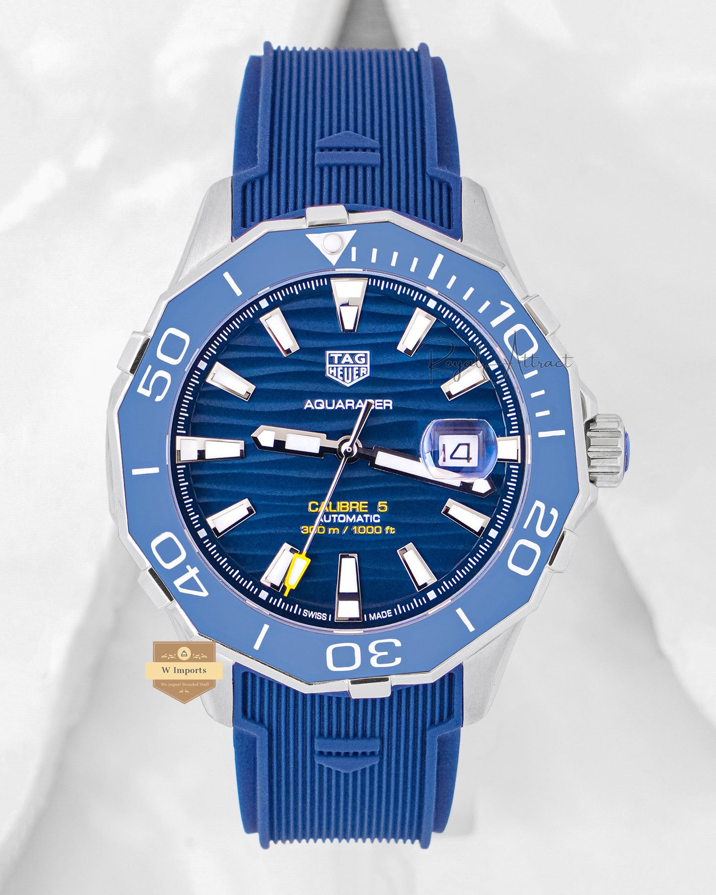 New Collection Silver Case With Blue Dial & Bezel Automatic Watch