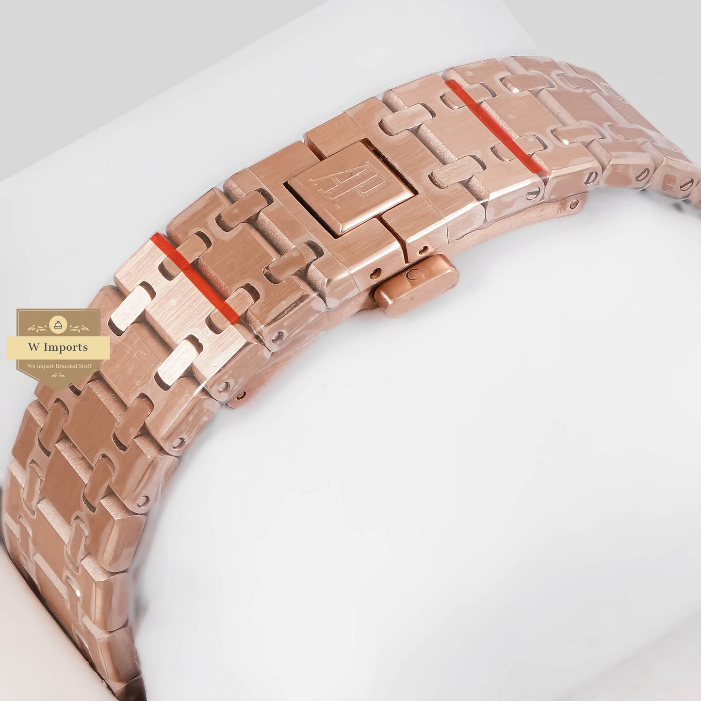 LATEST COLLECTION ROSE GOLD WITH BLUE DIAL CHAIN WATCH