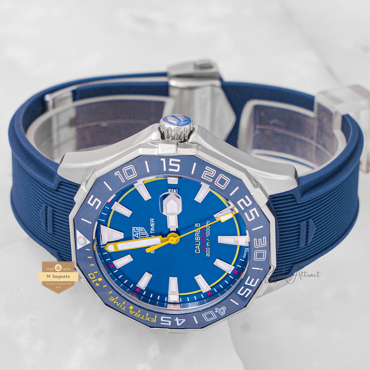 New Collection Silver Case With Blue Dial & Bezel Automatic Watch