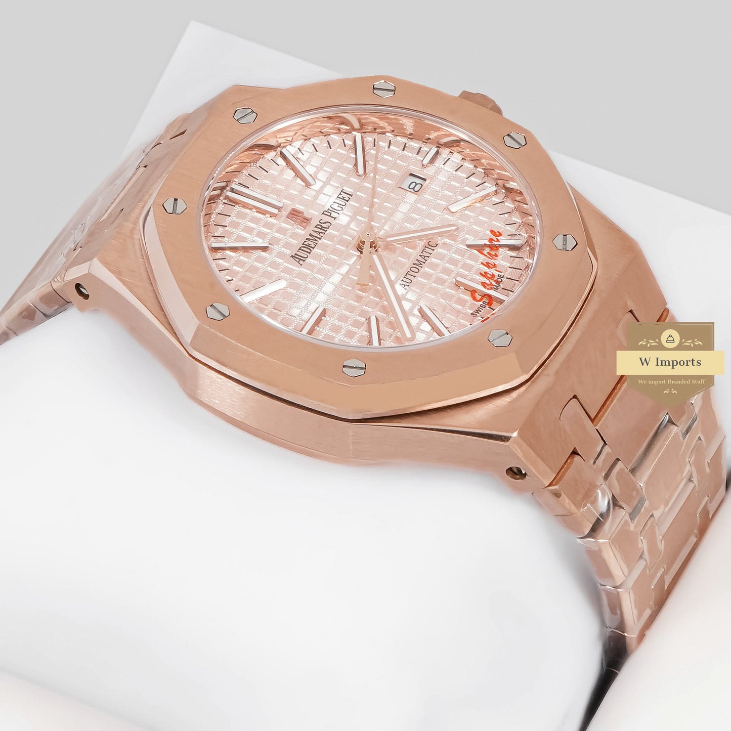 LATEST COLLECTION ALL ROSE GOLD WITH DIAL CHAIN WATCH
