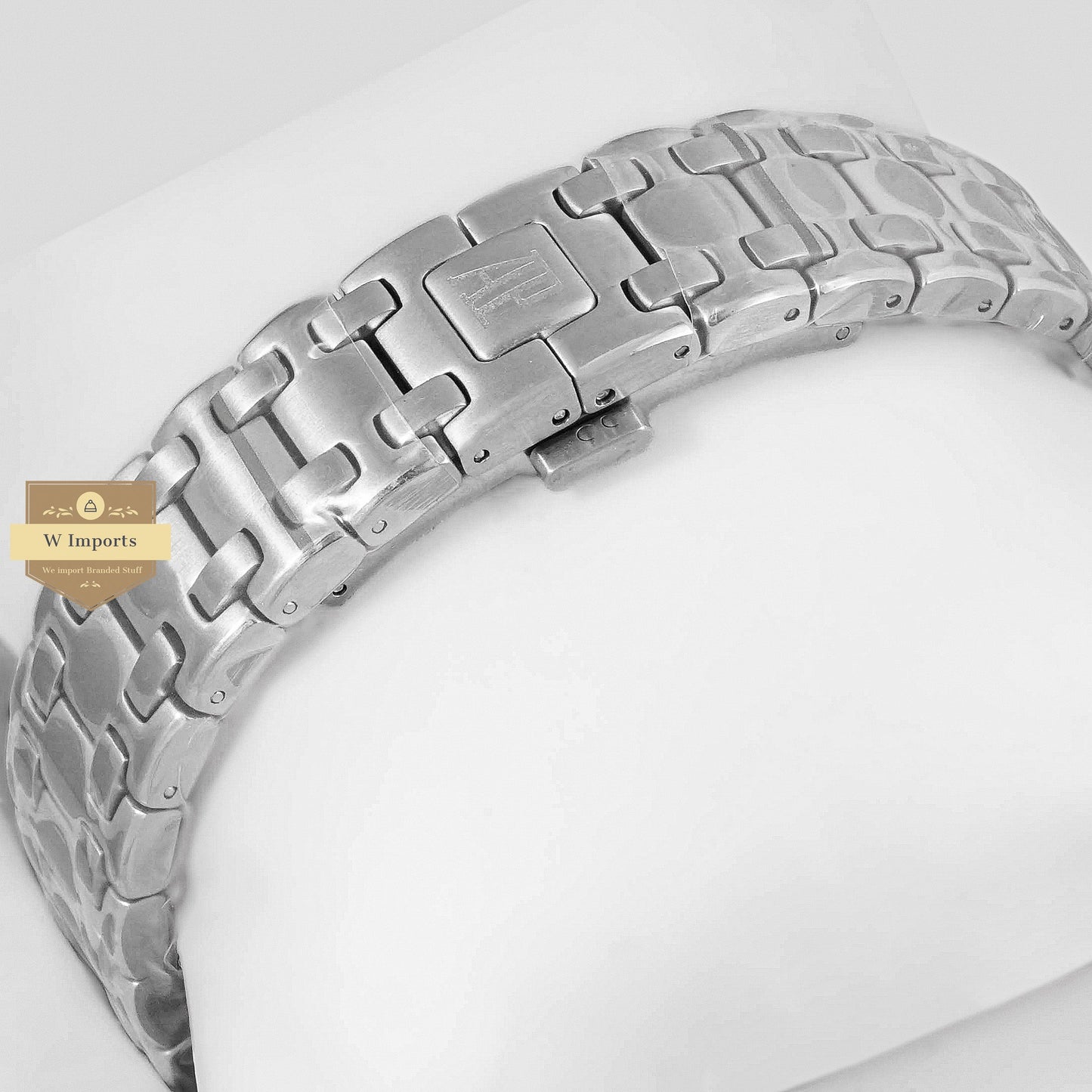 LATEST COLLECTION CHRONOGRAPH SILVER WITH WHITE DIAL CHAIN WATCH