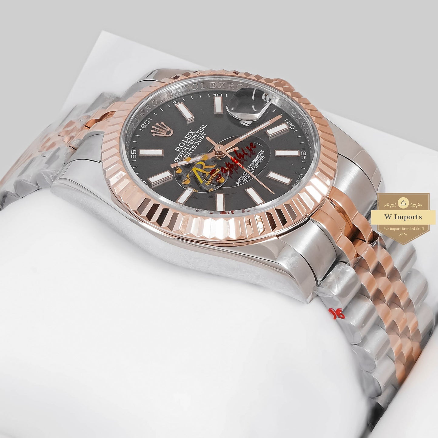 Latest Collection 36 Two Tone Rose Gold With Black Dial Automatic Watch Zr Factory