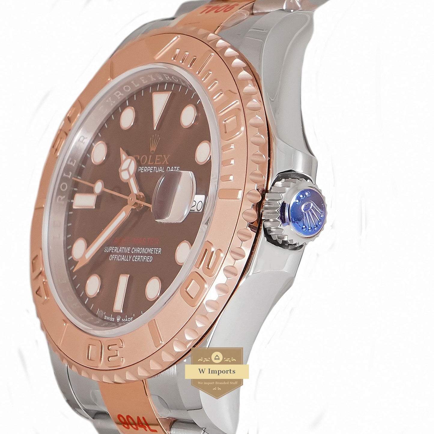 LATEST COLLECTION 42 TWO TONE ROSE GOLD WITH CHOCOLATE BROWN DIAL AUTOMATIC WATCH EW MADE