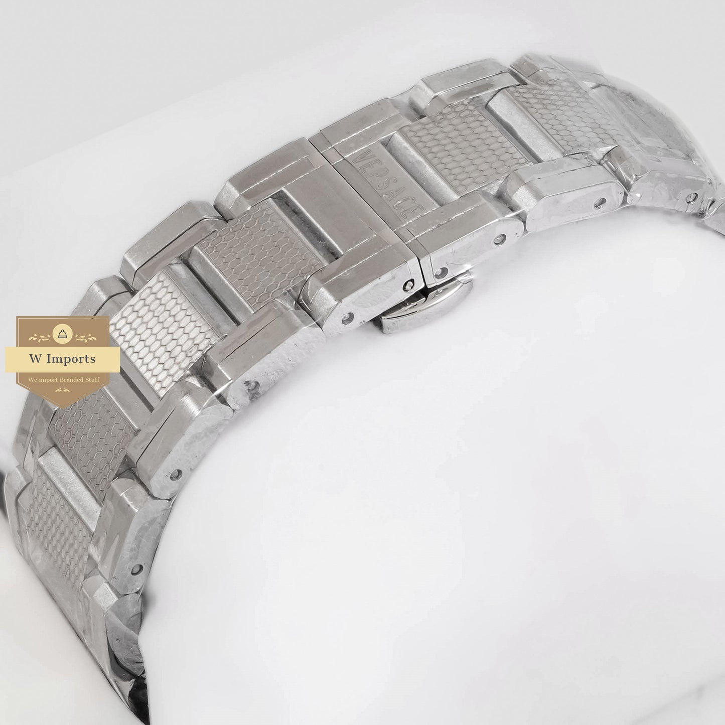 LATEST COLLECTION CHRONOGRAPH SILVER STAINLESS STEEL WITH GREEN DIAL & GOLD INDEX
