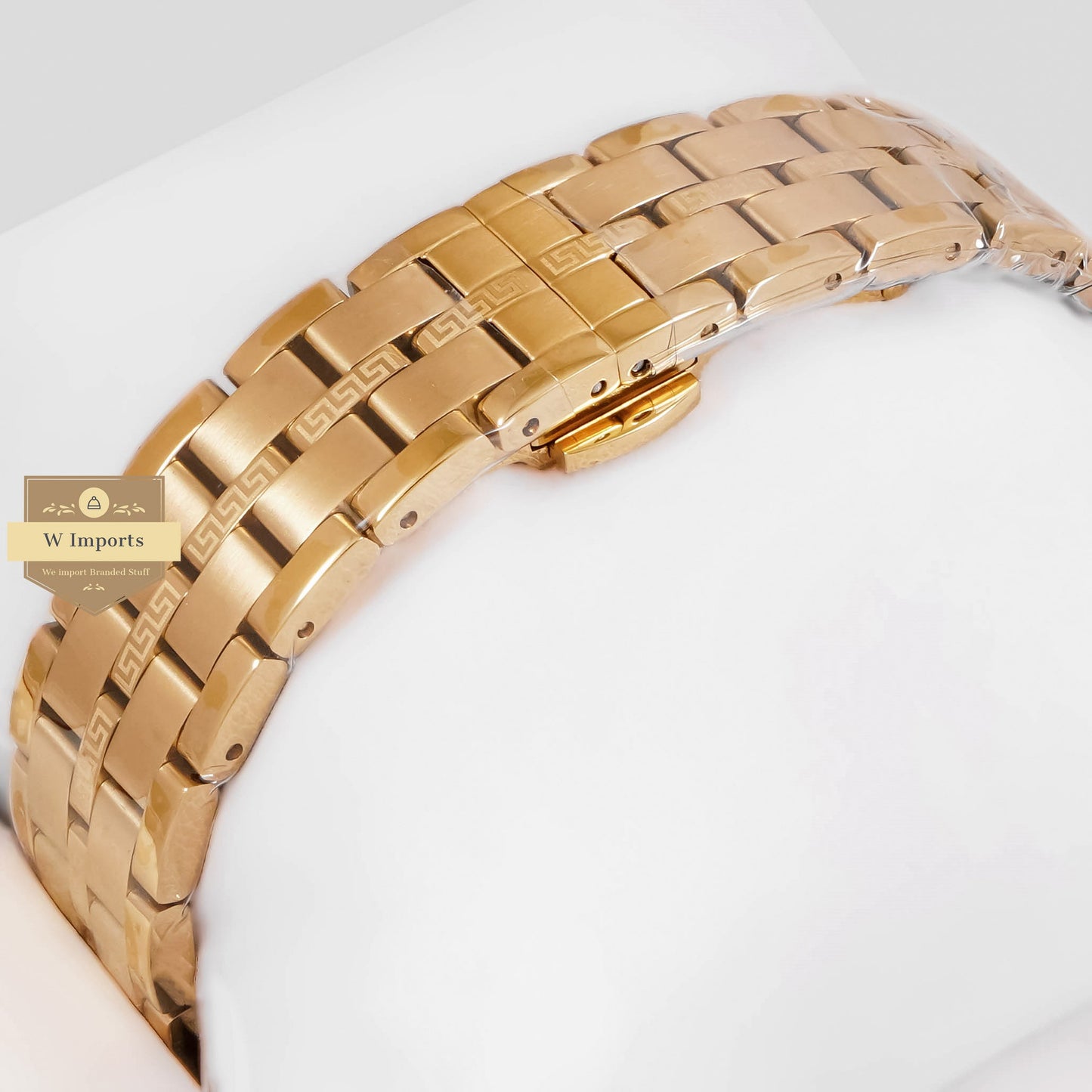 LATEST COLLECTION YELLOW GOLD WITH BLACK DIAL LADIES WATCH