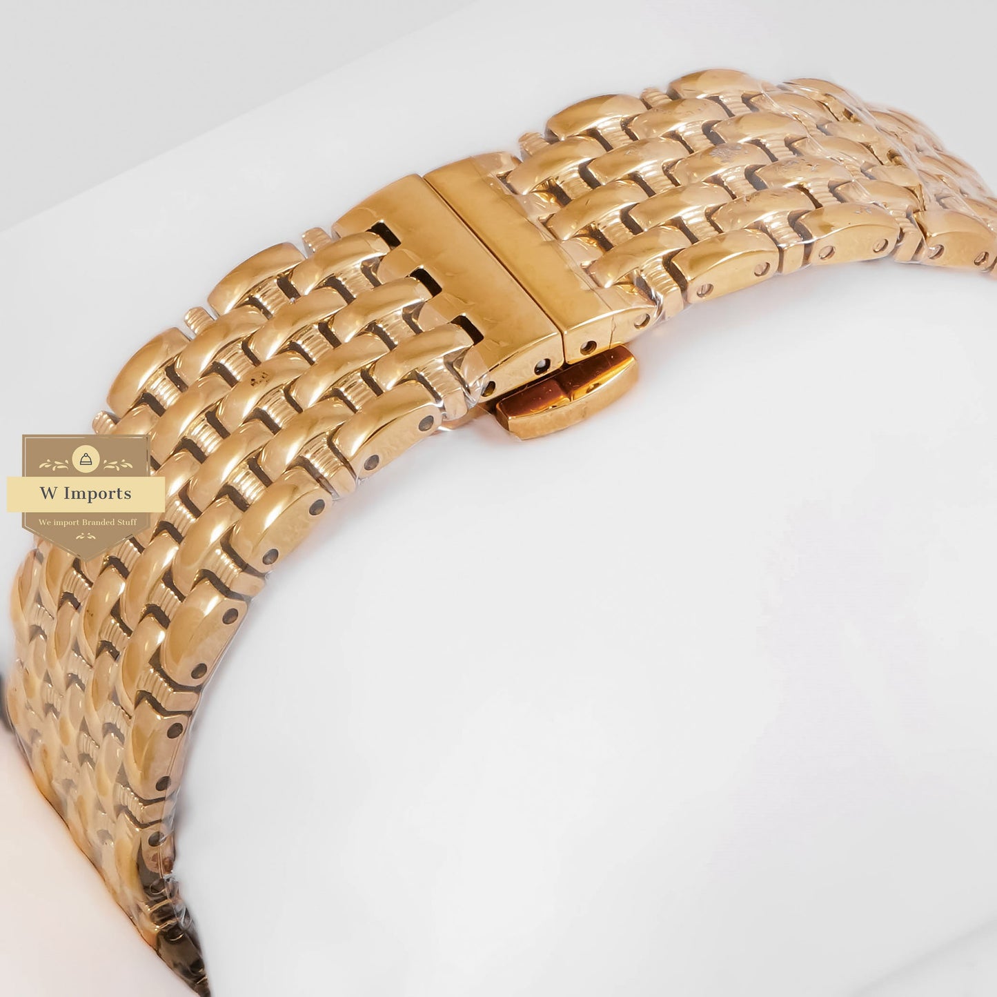 LATEST COLLECTION YELLOW GOLD WITH BLACK DIAL LADIES WATCH