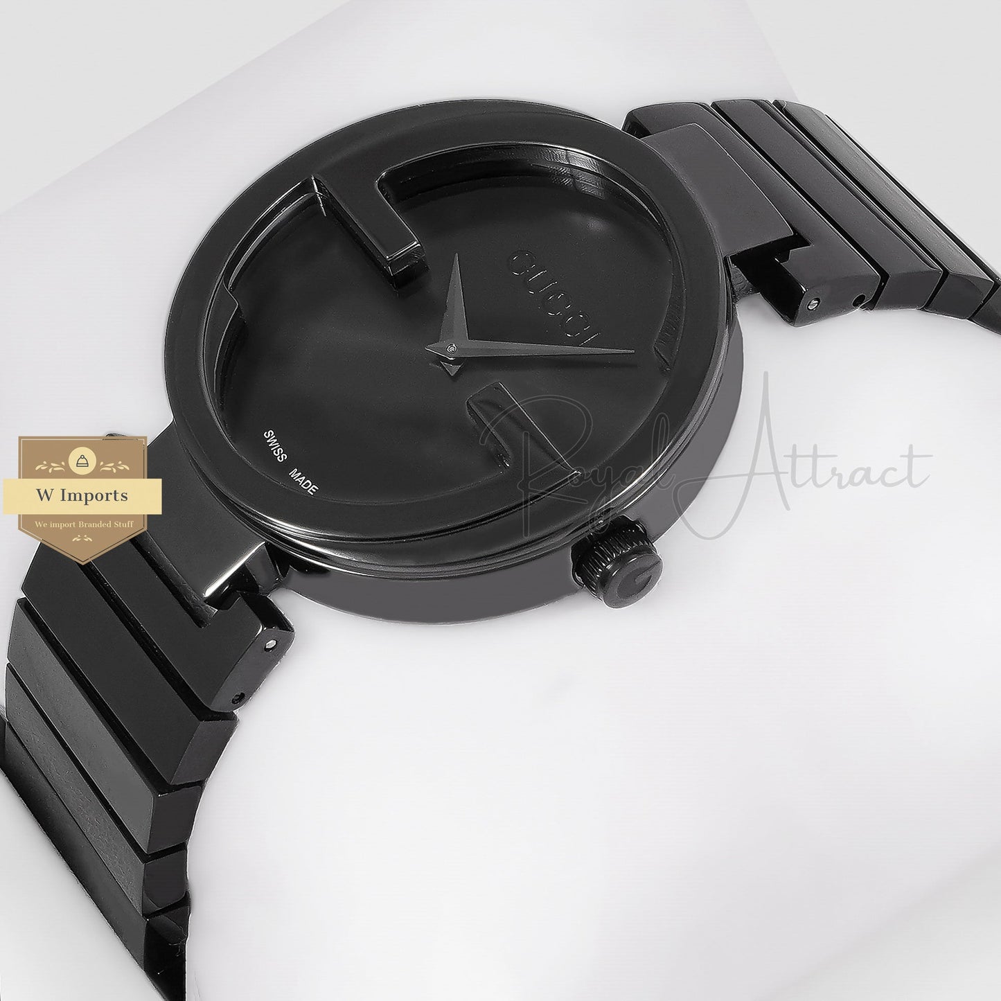 LATEST COLLECTION ALL BLACK WITH DIAL UNISEX WATCH