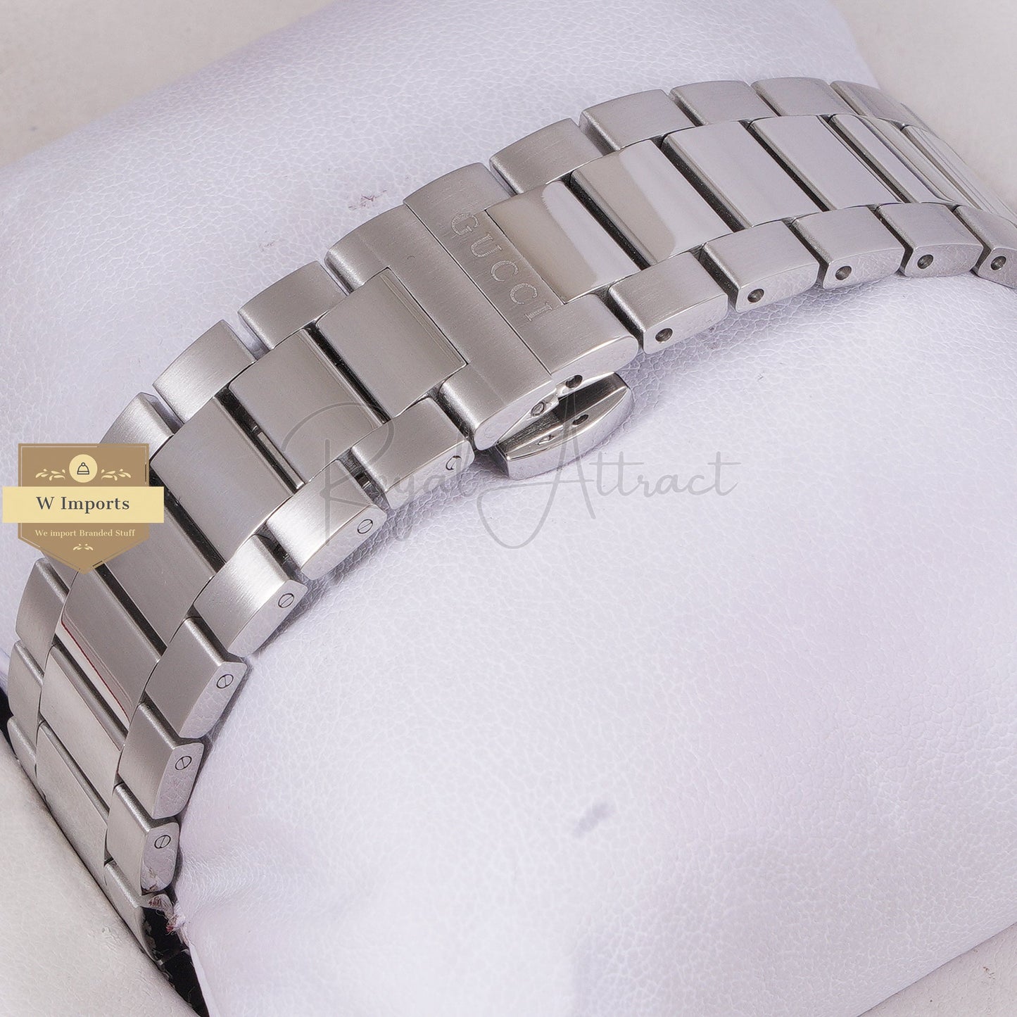 LATEST COLLECTION ALL SILVER STAINLESS STEEL WITH DIAL CHAIN WATCH