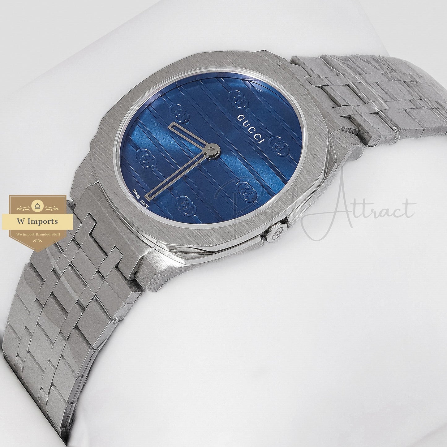 LATEST COLLECTION SILVER WITH BLUE DIAL LADIES WATCH
