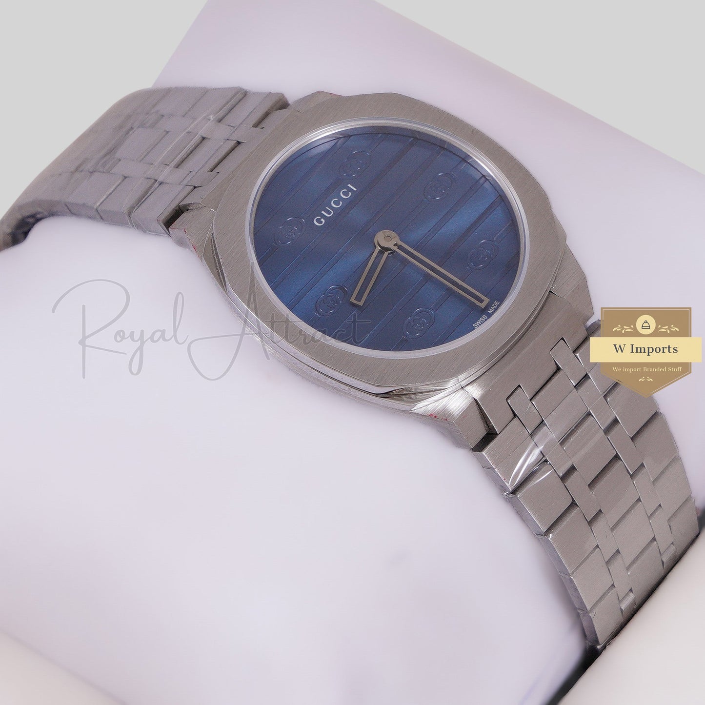 LATEST COLLECTION SILVER WITH BLUE DIAL LADIES WATCH