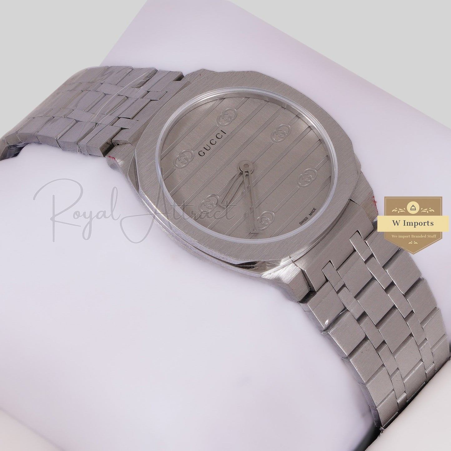 LATEST COLLECTION ALL SILVER WITH DIAL LADIES WATCH