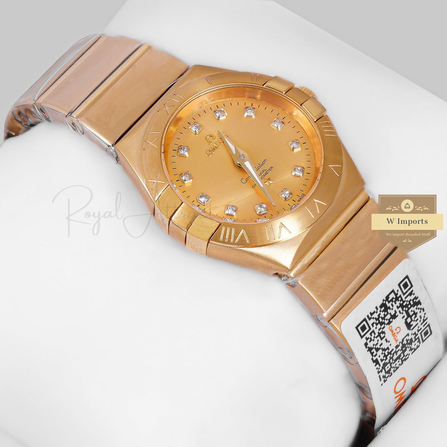 Latest Collection All Yellow Gold With Dial Ladies Watch