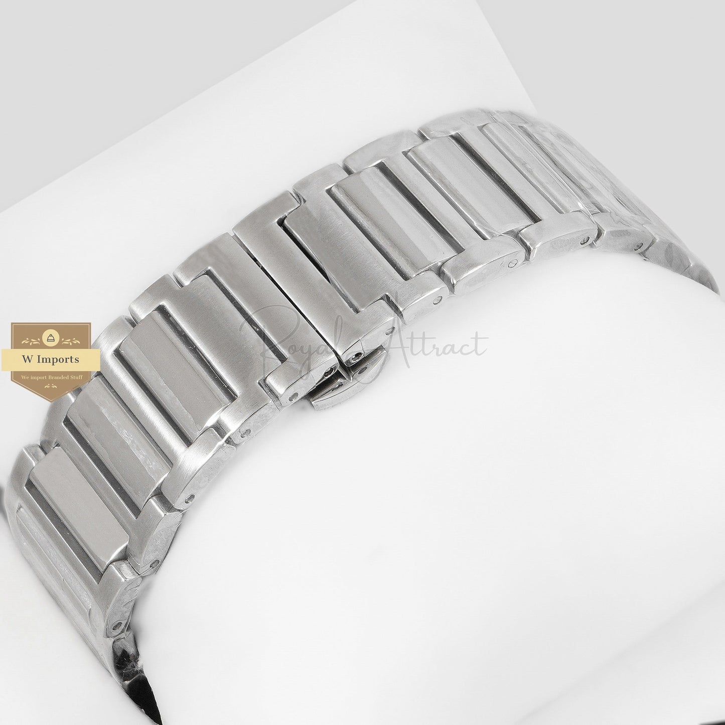 Latest Collection All Silver With Dial Chain Watch